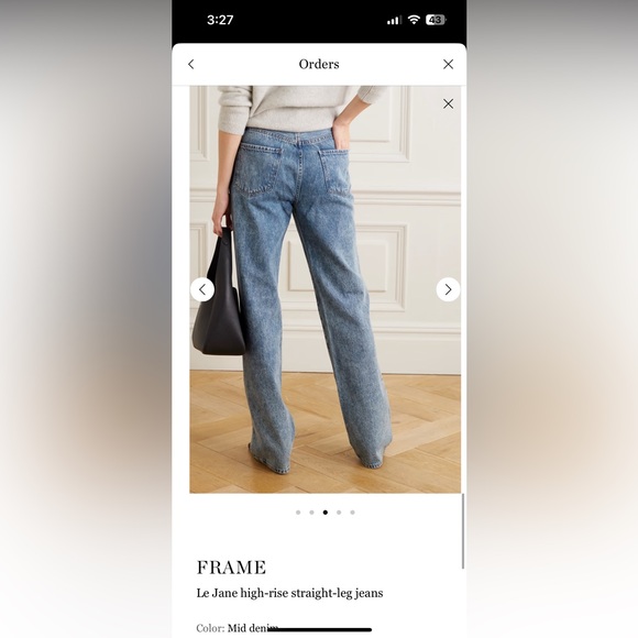 FRAME Le Jane high-rise straight-leg jeans - Picture 7 of 7